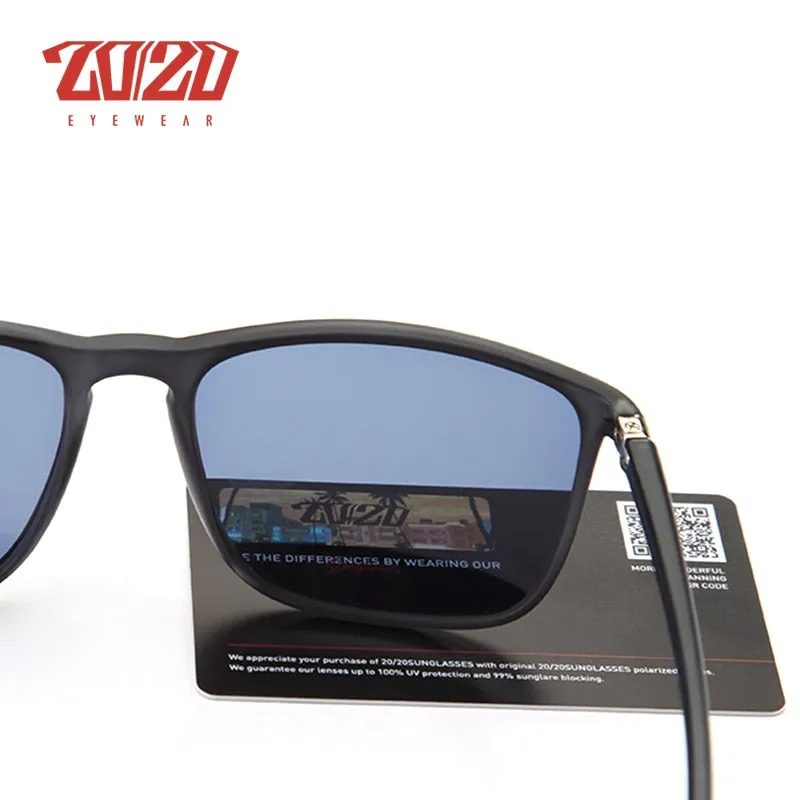 20/20 Brand Classic Polarized Sunglasses Men Driving Tr90 Frame Tr138