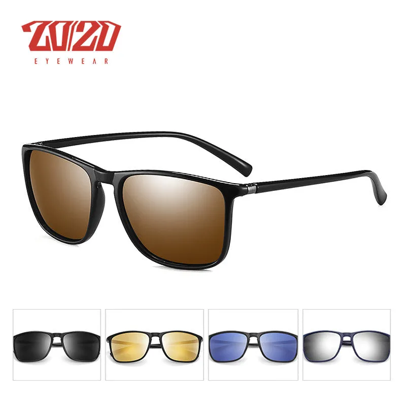 20/20 Brand Classic Polarized Sunglasses Men Driving Tr90 Frame Tr138