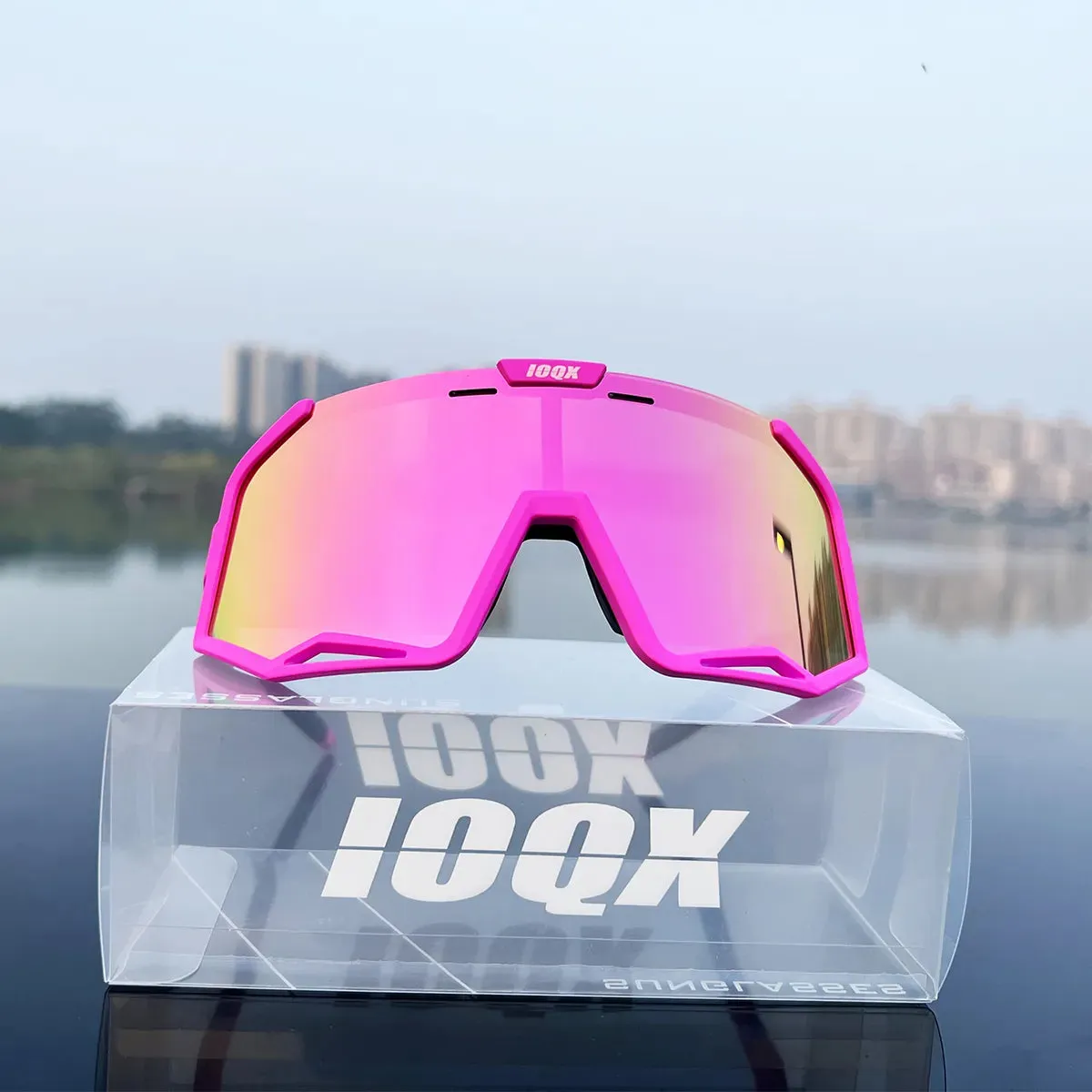 2023 IOQX polarized Outdoor Sports Bike Bicycle Sunglasses Gafas MTB Cycling Glasses Eyewear Peter Goggles eyeglass