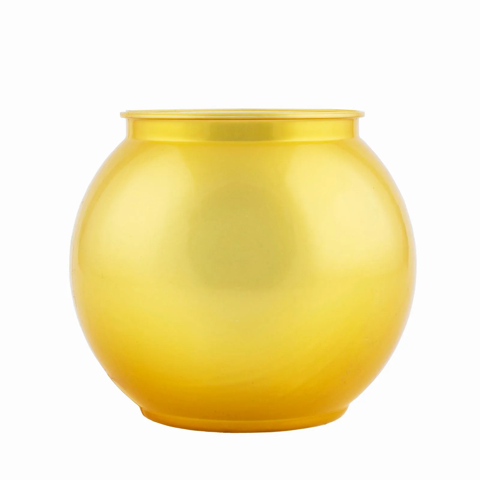 24 ounce Plastic Fishbowl - Gold