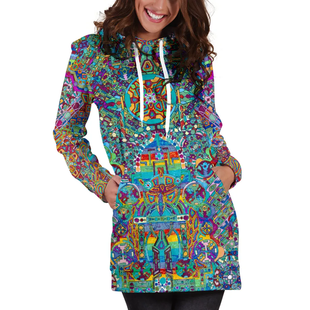 ALIENSHIP WOMENS HOODIE DRESS | LACHLAN WARDLAW