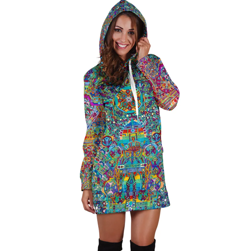 ALIENSHIP WOMENS HOODIE DRESS | LACHLAN WARDLAW