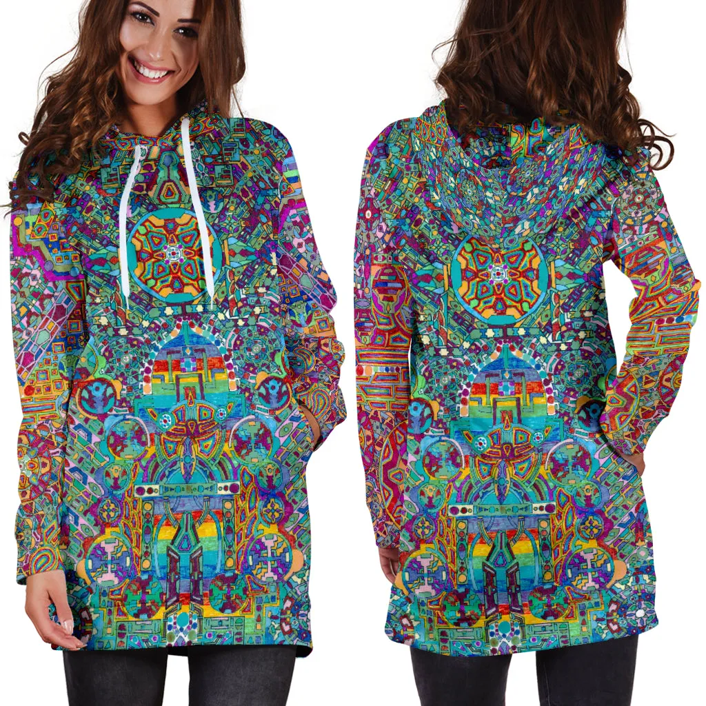 ALIENSHIP WOMENS HOODIE DRESS | LACHLAN WARDLAW