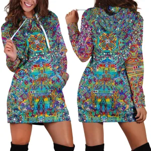 ALIENSHIP WOMENS HOODIE DRESS | LACHLAN WARDLAW