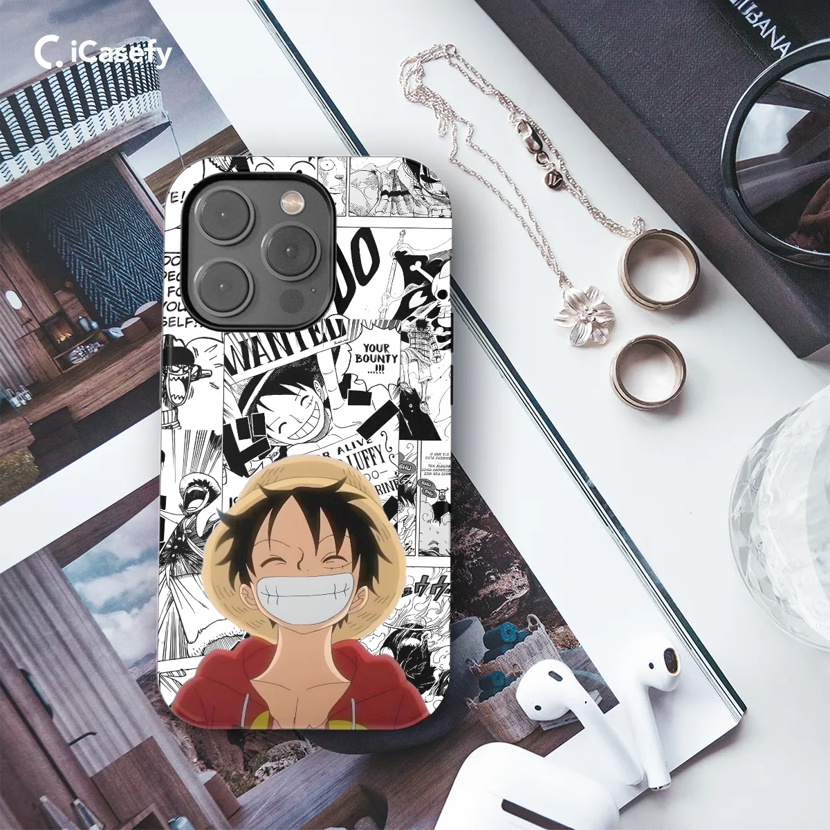 Anime One Piece Monkey D. Luffy Phone Case iPhone Samsung Pixel & More 80