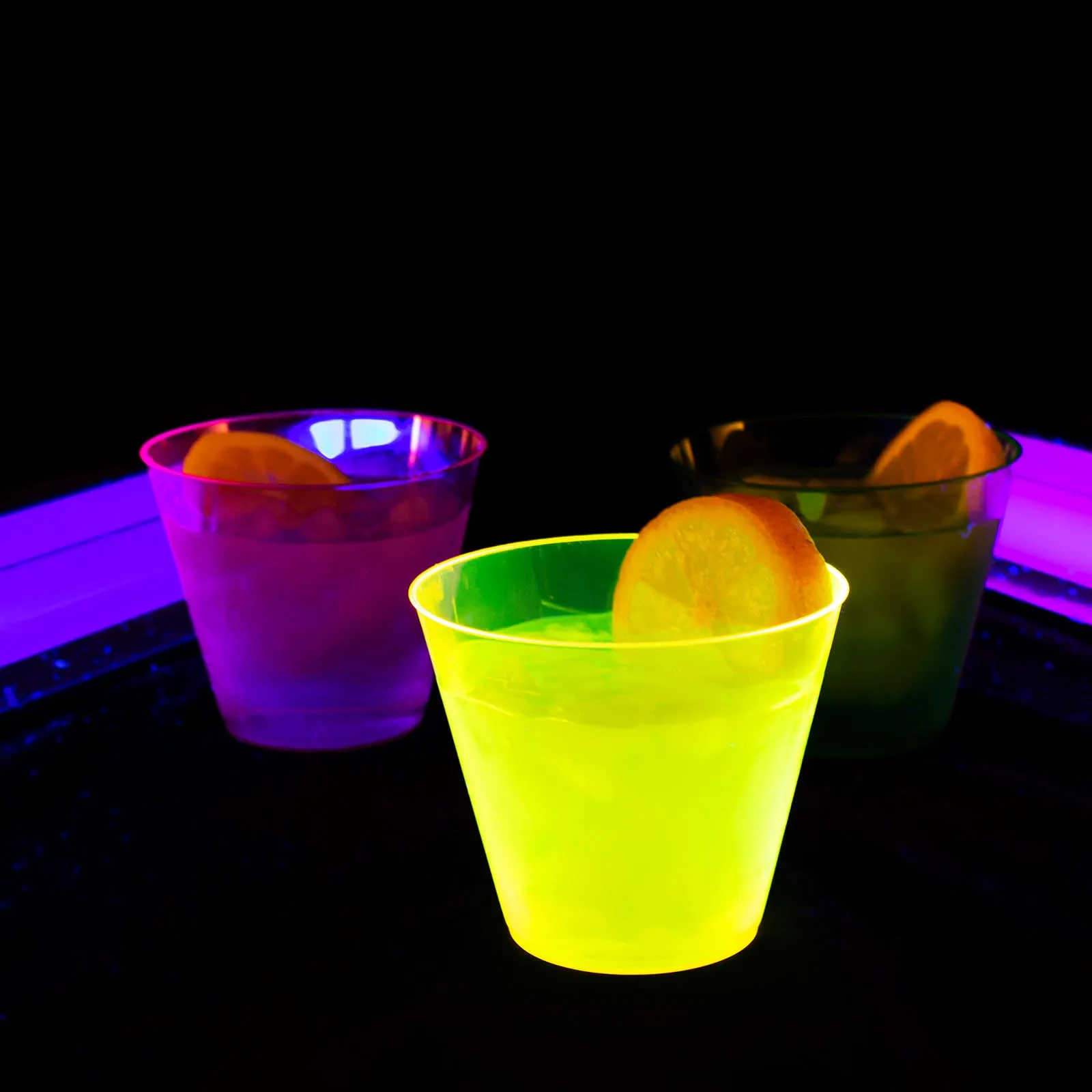 Assorted Neon Tumblers - 50 count - 9 ounce