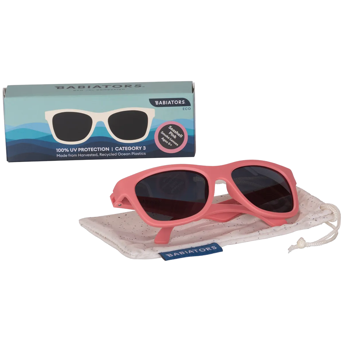 Babiators - Eco Collection Navigator - Seashell Pink