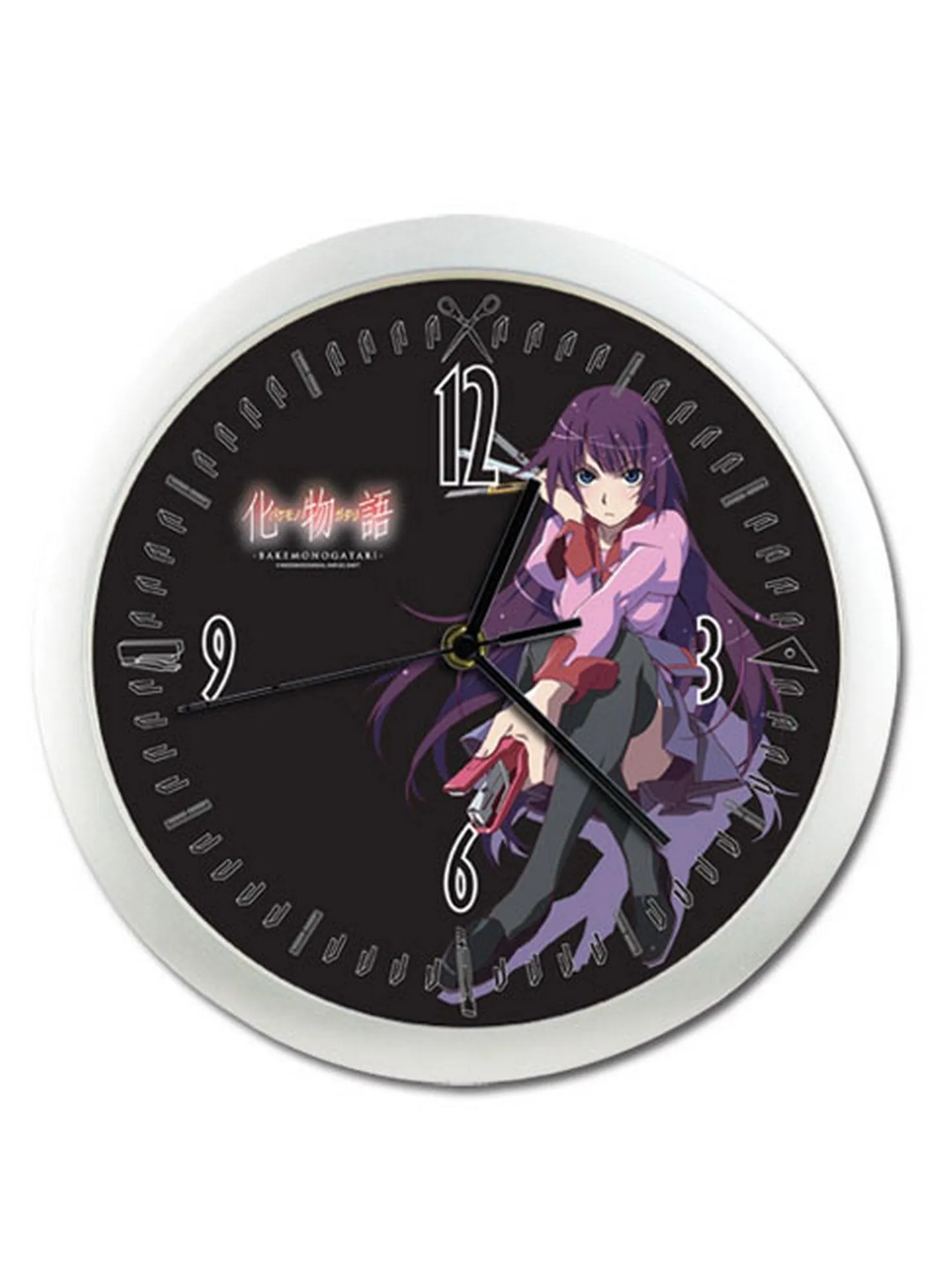 Bakemonogatari Senjougahara Wall Clock