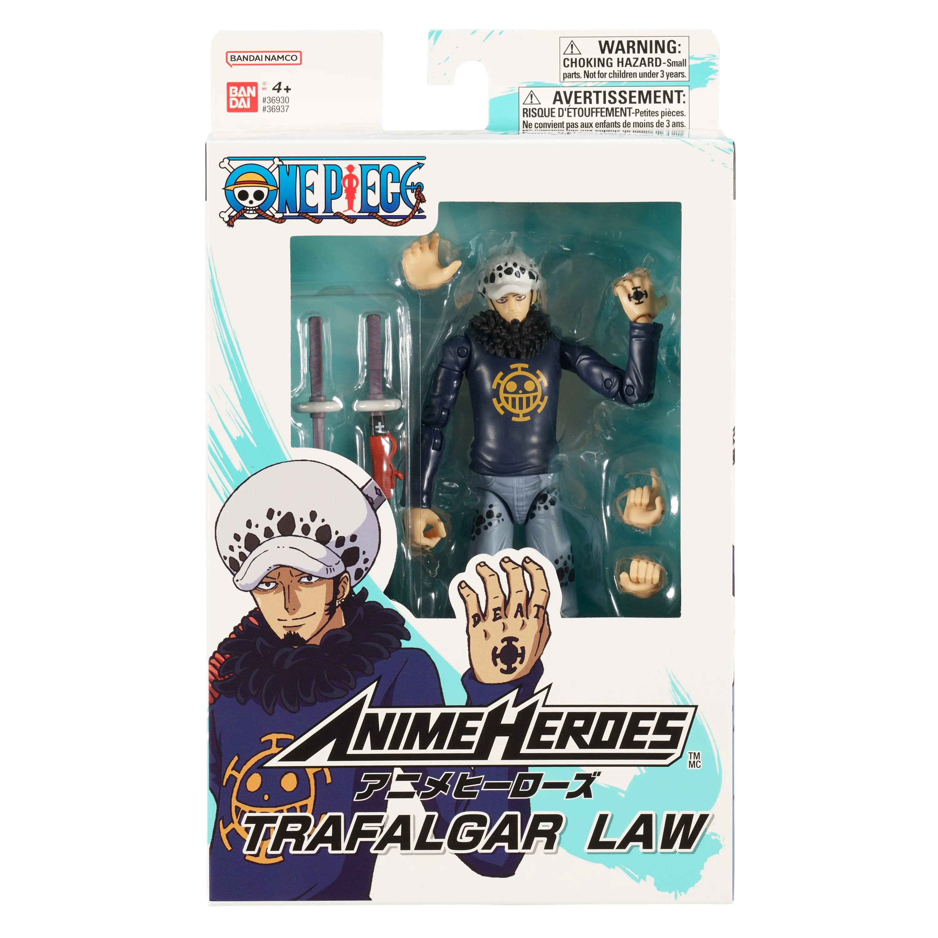 Bandai - Anime Heroes - One Piece - Trafalgar Law Action Figure (36937)