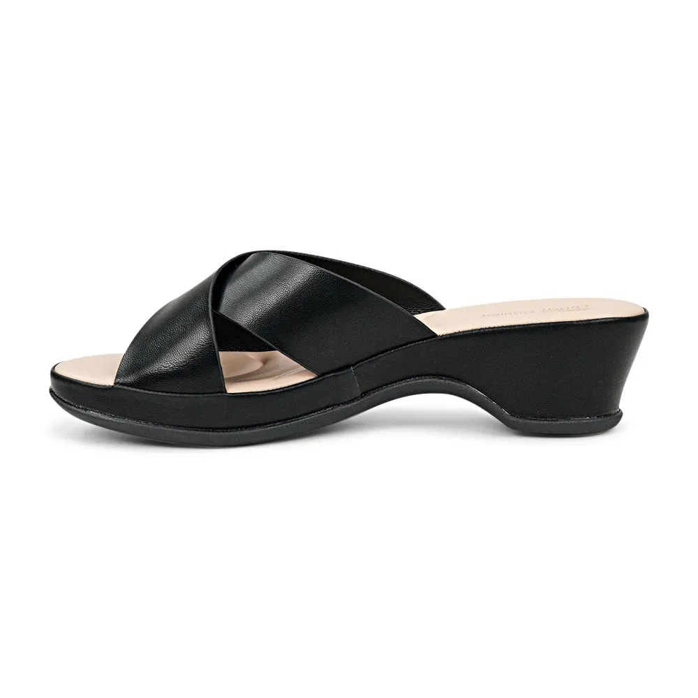 Bata Comfit CHAROTTE Low-Heeled Slip-On Sandal for Women