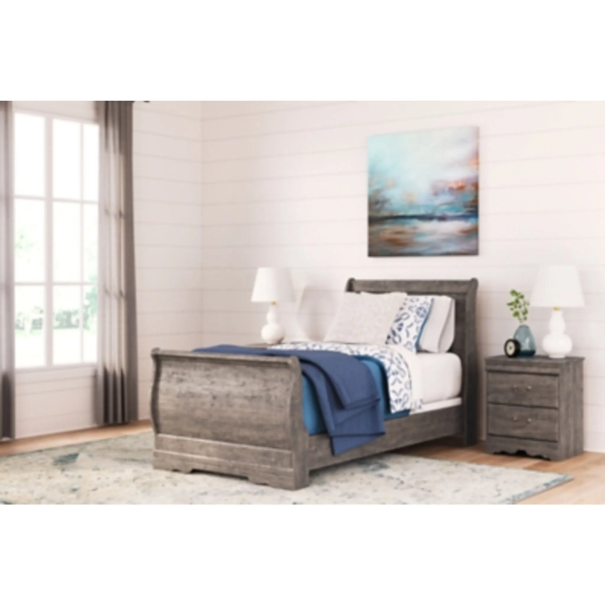 Bayzor Twin Sleigh Bed