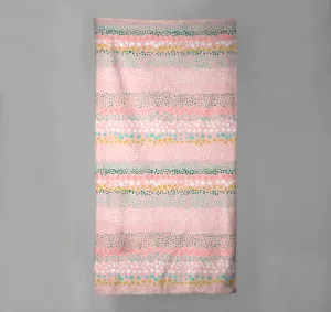 Beach Towel, Textured Dots