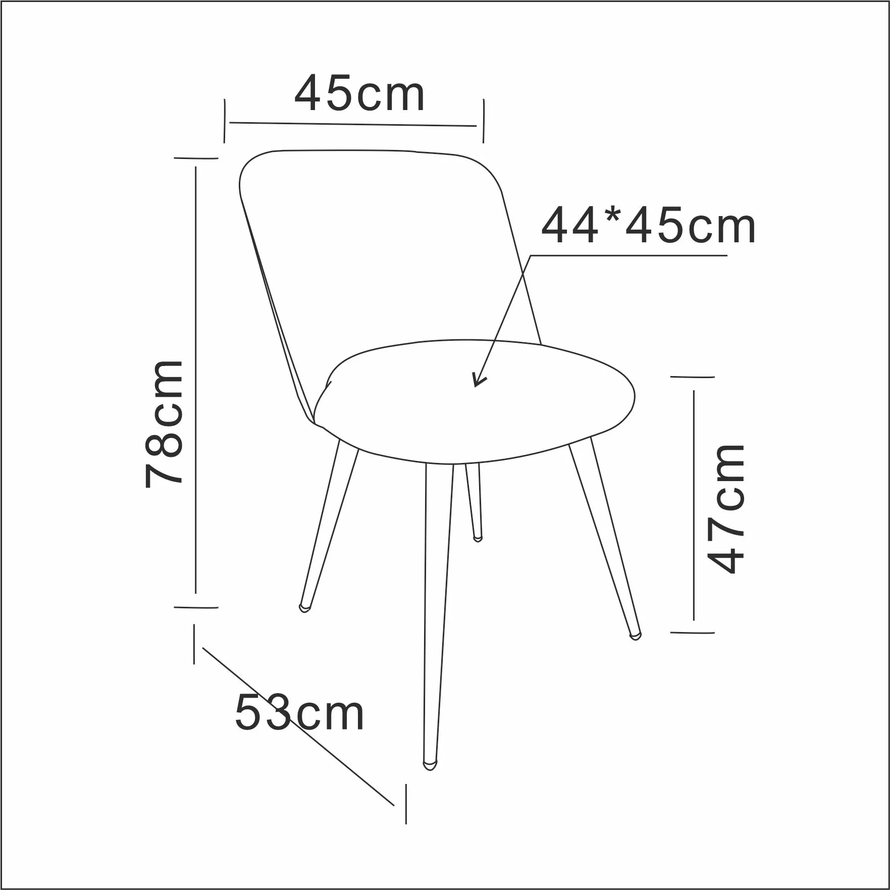 Bellevue Dining Chair Cream Fabric