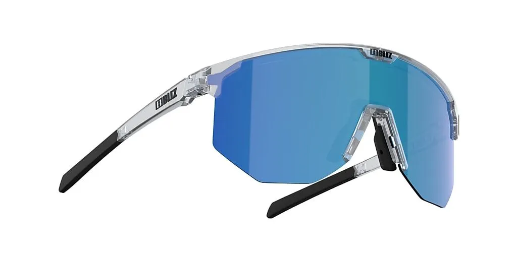 Bliz Hero Sports Sunglasses Shades Transparent Frame Smoke/Ice lens