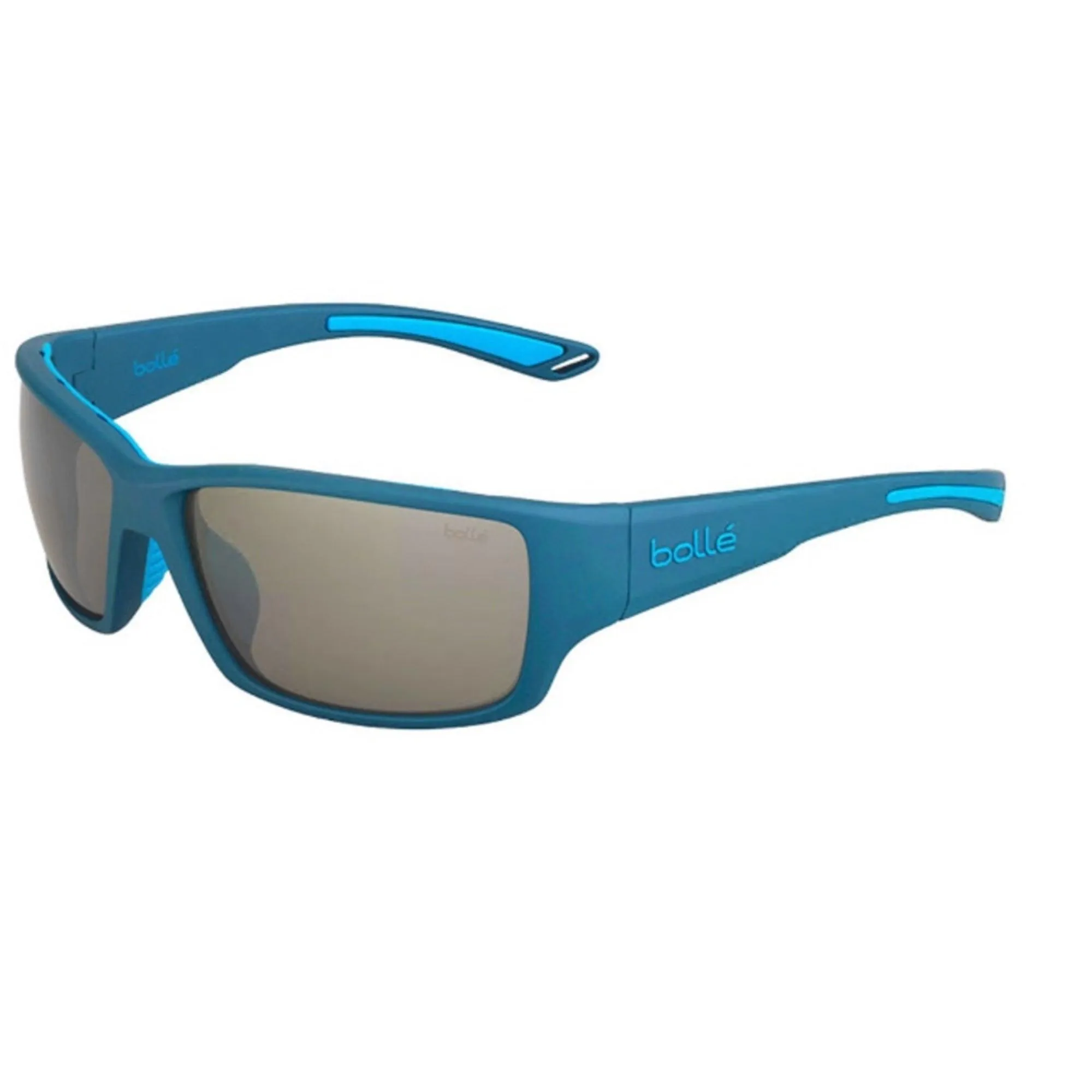 Bolle Unisex Sunglasses - BOLLE KAYMAN STORM BLUE MATT - HD POLARIZED TNS GUN CAT 3