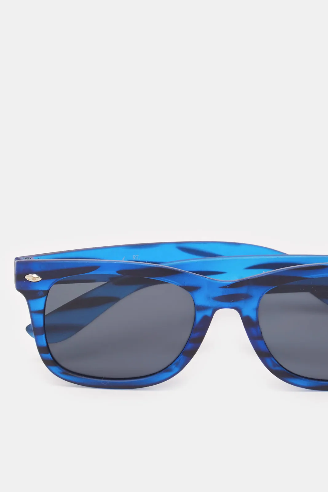 Boys Blue Embellished Wayfarer Sunglasses