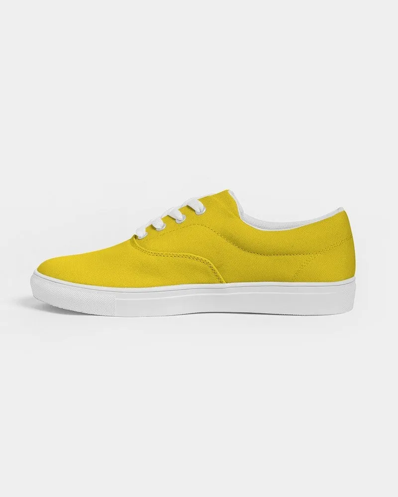 Bright Yellow Men's Canvas Sneakers | Men's | Bright Pure Yellow | C0M12Y100K0