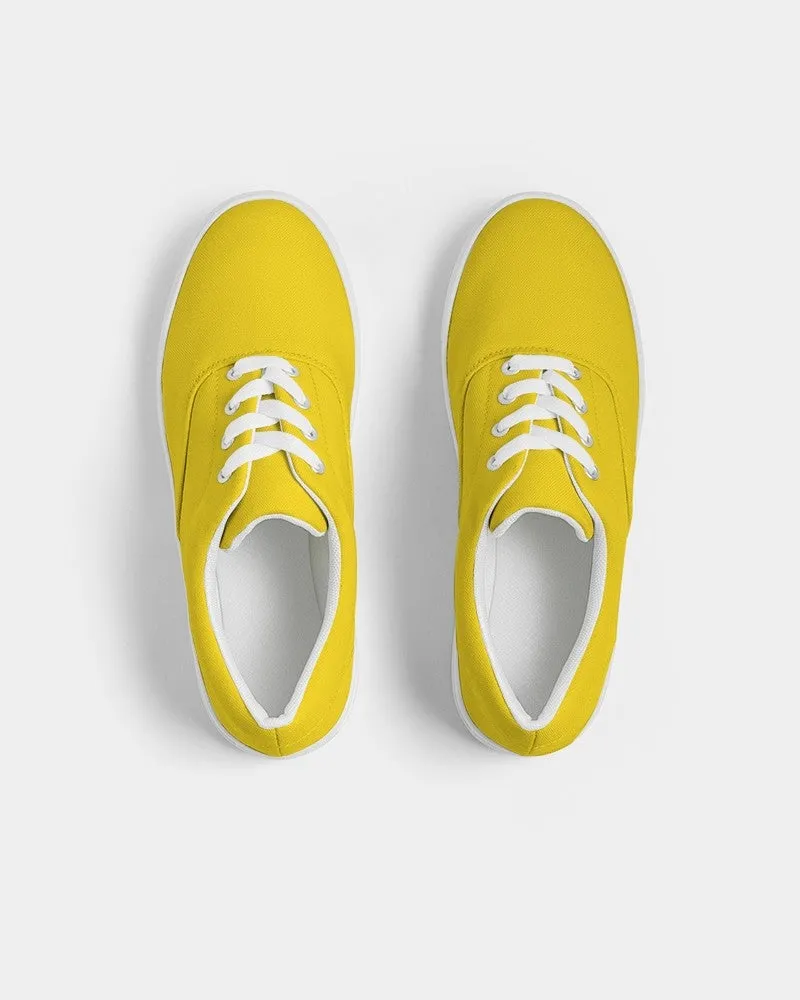 Bright Yellow Men's Canvas Sneakers | Men's | Bright Pure Yellow | C0M12Y100K0