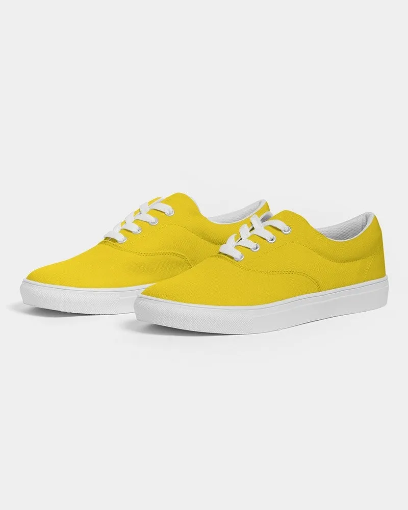 Bright Yellow Men's Canvas Sneakers | Men's | Bright Pure Yellow | C0M12Y100K0