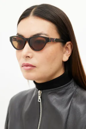 Brown Row 13 Cateye Sunglasses