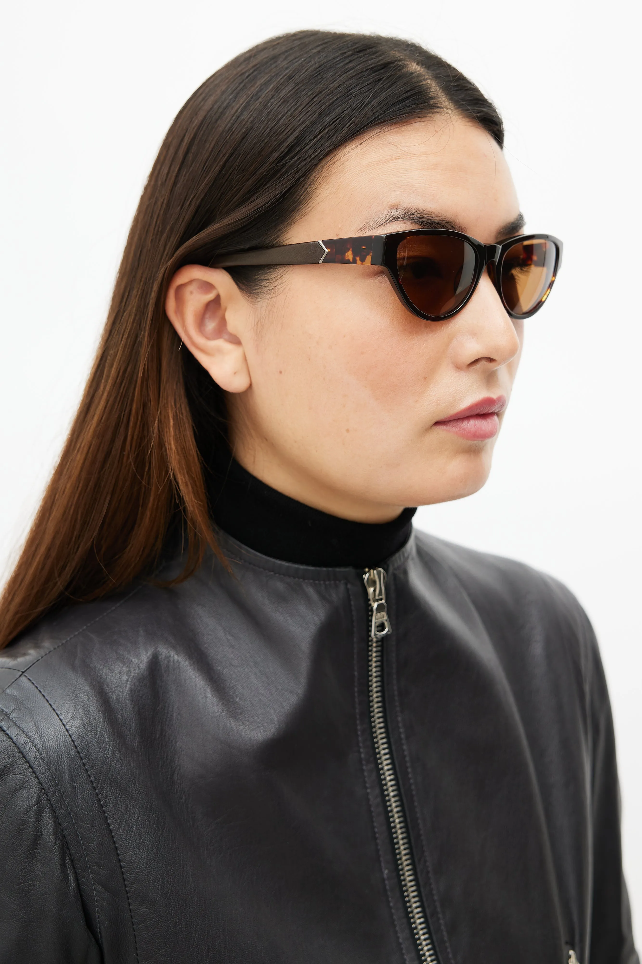 Brown Row 13 Cateye Sunglasses