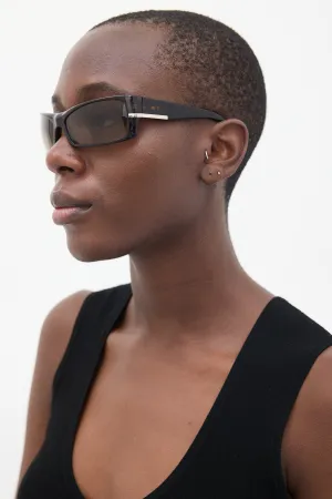 Brown SPR08G Rectangular Sunglasses