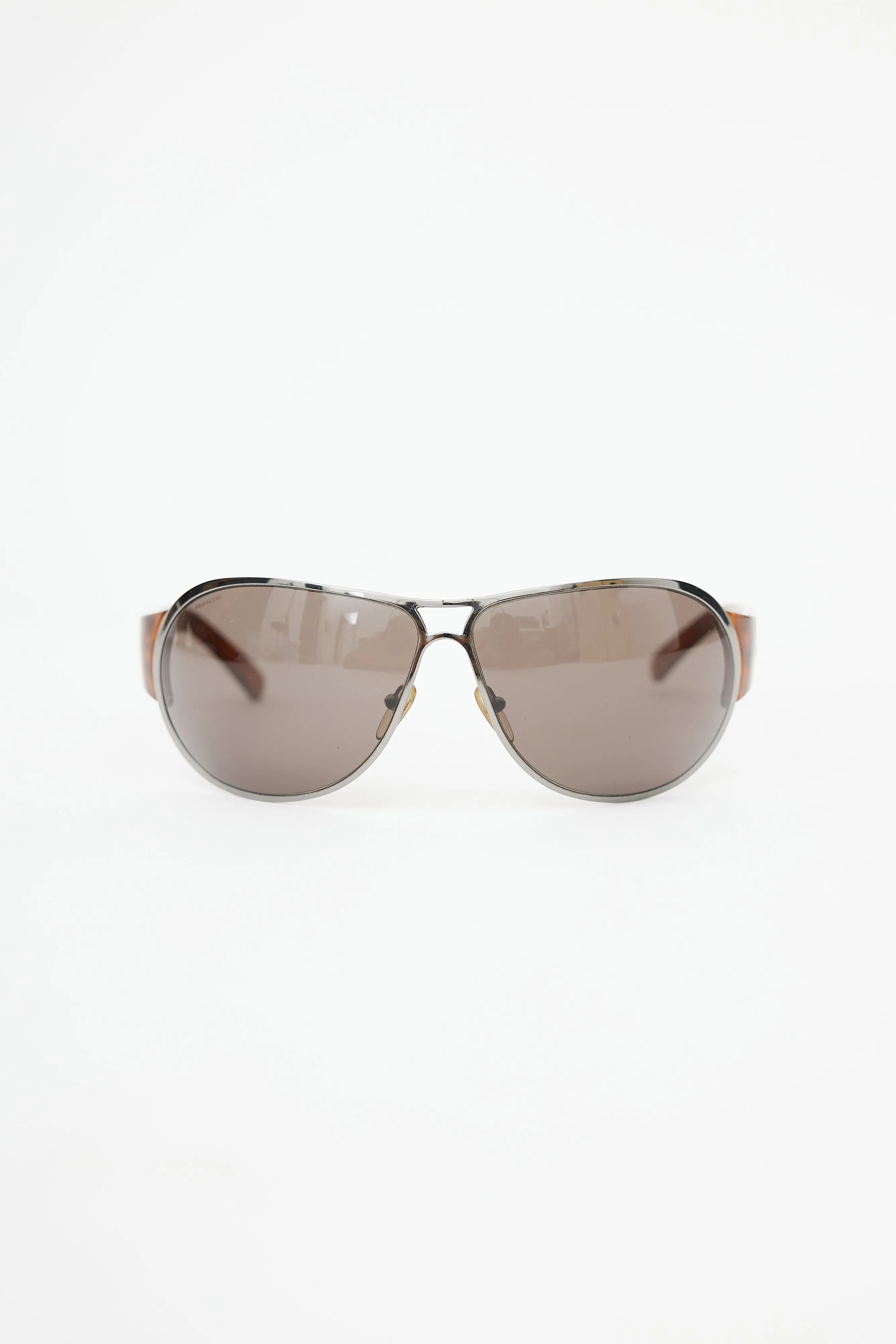 Brown SPR57G Rectangular Sunglasses