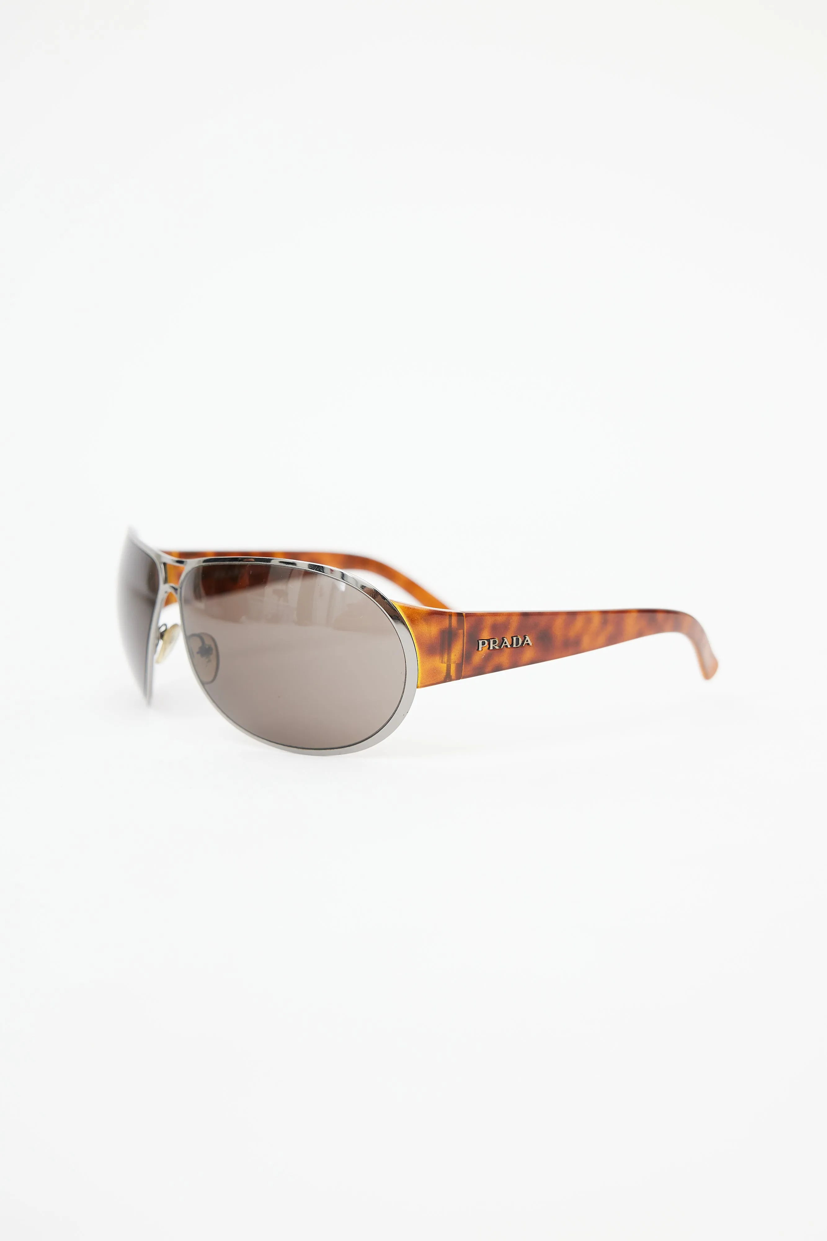 Brown SPR57G Rectangular Sunglasses