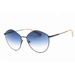 Calvin Klein Jeans Women's Sunglasses - Navy Metal Oval Shape Frame | CKJ22202S 405