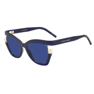 Carolina Herrera Women's Sunglasses - Blue Lens Cat Eye Shape Frame | CH 0002/S 0PJP