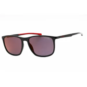 Carrera Men's Sunglasses - Black Red Rectangular Plastic Frame | CARDUC 004/S 0OIT AO