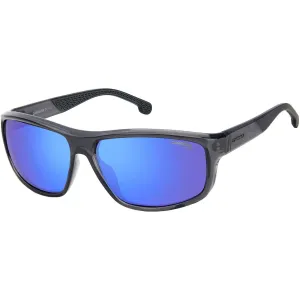 Carrera Men's Sunglasses - Grey Blue Rectangular Frame | CARRERA 8038/S 009V/Z0