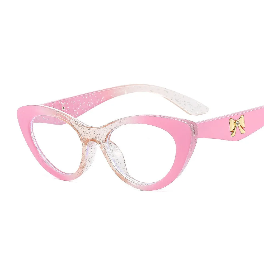 Cat Eye Rrainbow Color Frame Sun Glasses