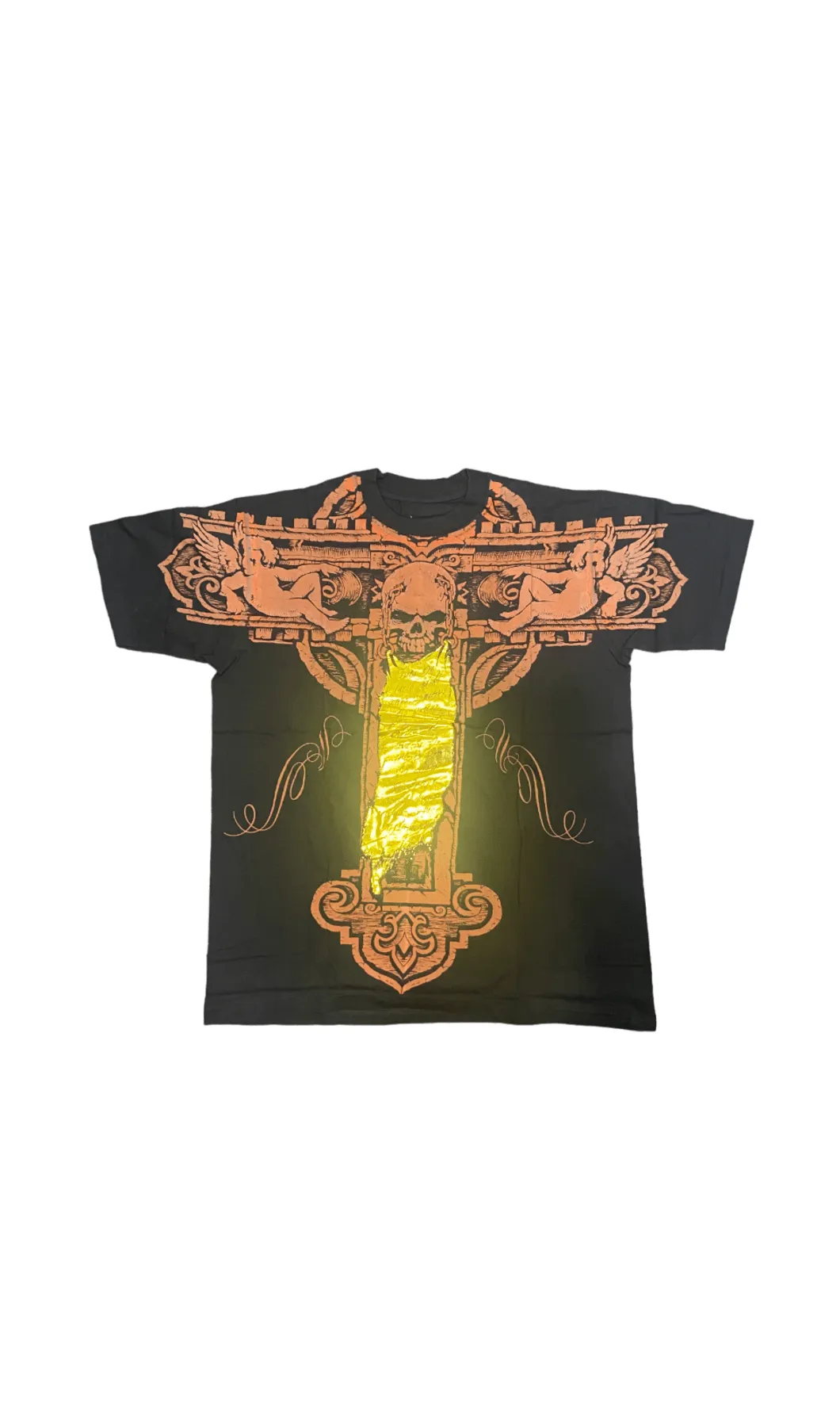 Celtic Cross with Gothic Skull Tee