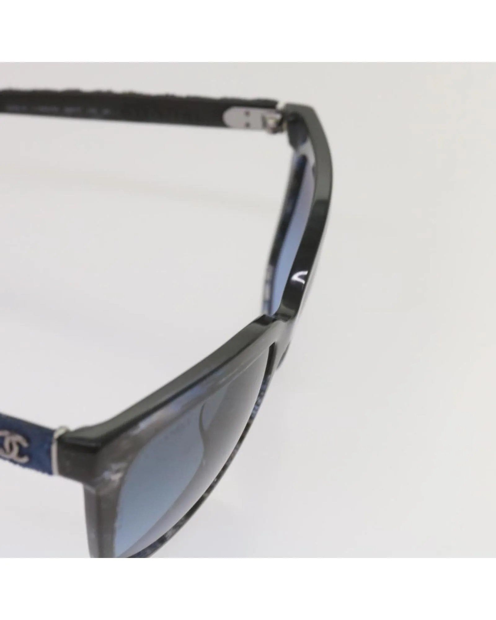 CHANEL 5279A Black Blue Cat-Eye Sunglasses