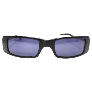 Chanel Black Y2K Square Frame Sunglasses