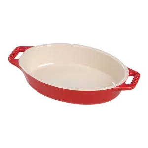 Cherry Oval Baking Dish 11"