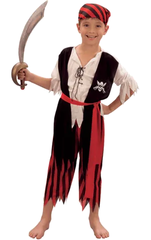 Childrens Pirate Boy Jim Costume