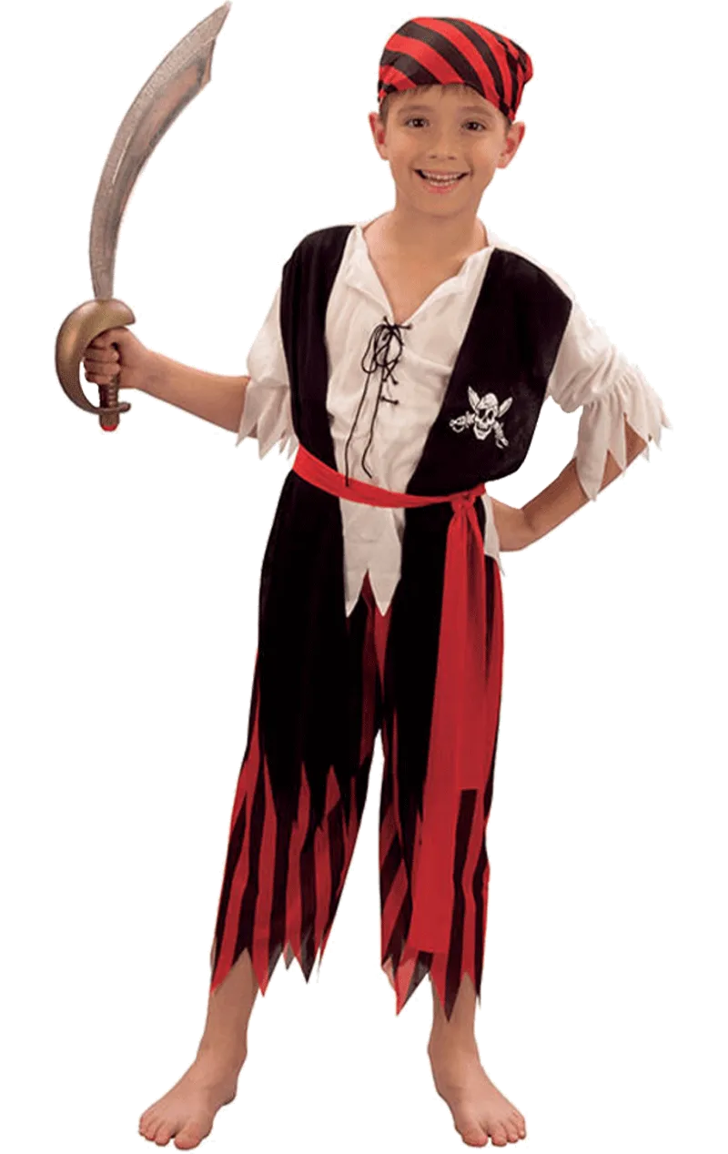 Childrens Pirate Boy Jim Costume