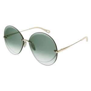 Chloe Round Frame Sunglasses, Blue