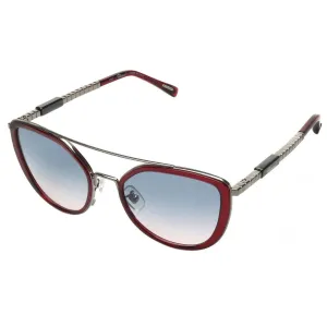 Chopard Women's Sunglasses - Burgundy and Gunmetal Frame | SCHC23-0509-52-21-135