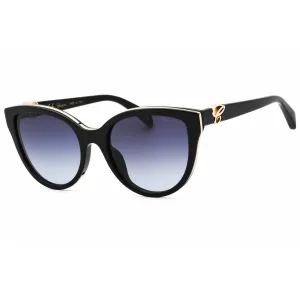 Chopard Women's Sunglasses - Shiny Dark Blue Cat Eye Full Rim Frame | SCH317 09AG