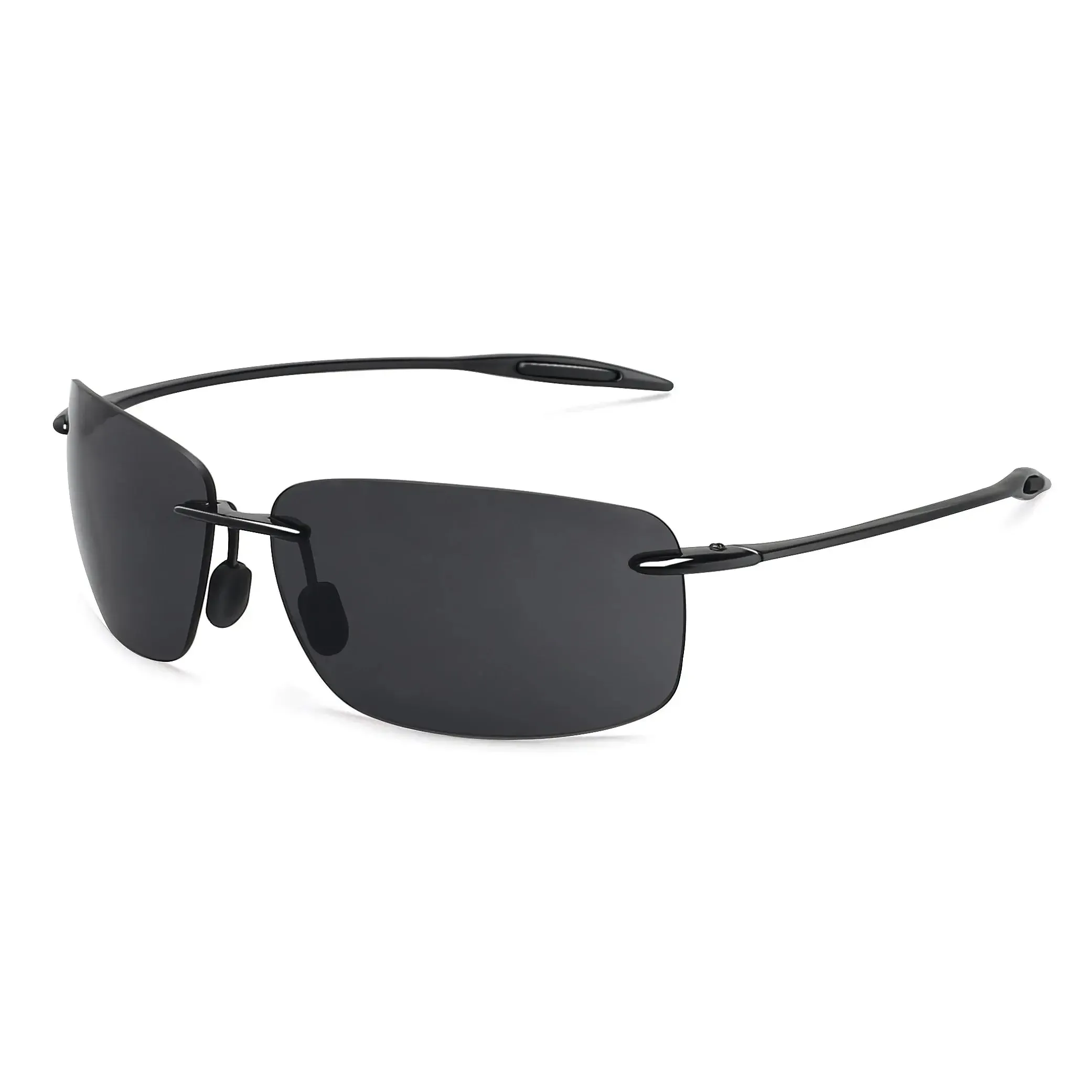 Classic Sports Rimless Sunglasses Men Women Male Driving Golf Rectangle Ultralight Frame Sun Glasses UV400  De Sol