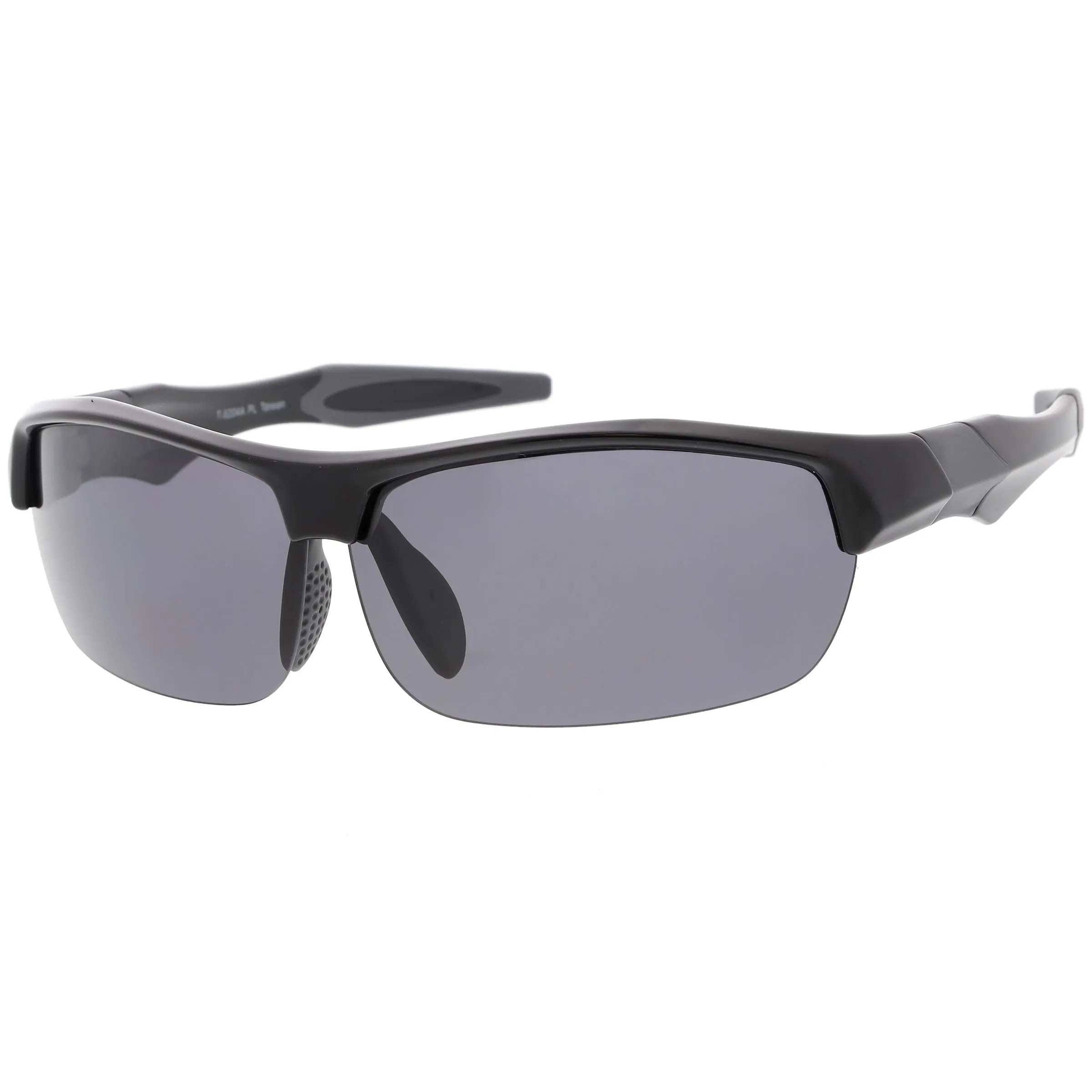 Competition Half Frame TR-90 Sports Wrap Sunglasses C807