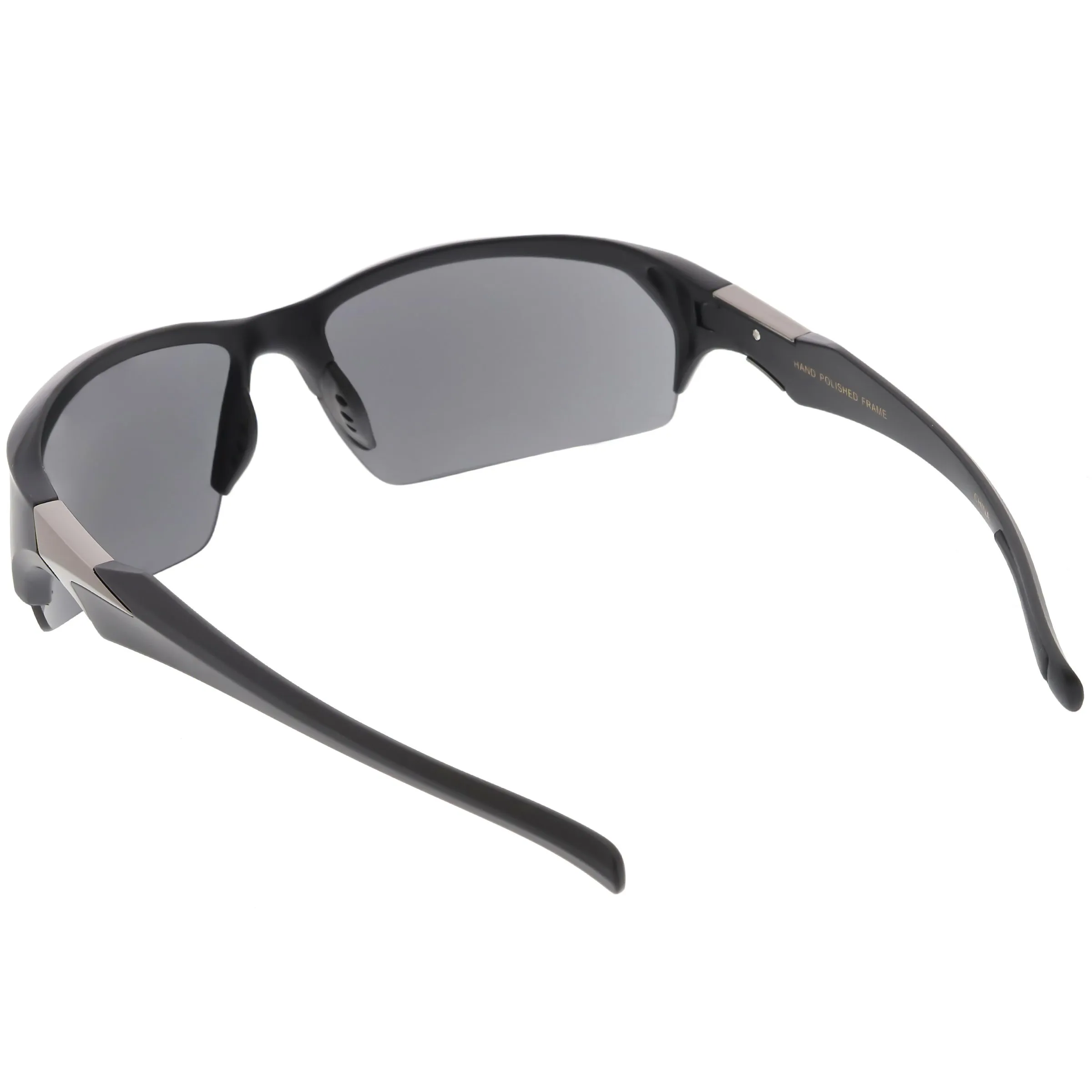 Competition Half Frame TR-90 Sports Wrap Sunglasses C807