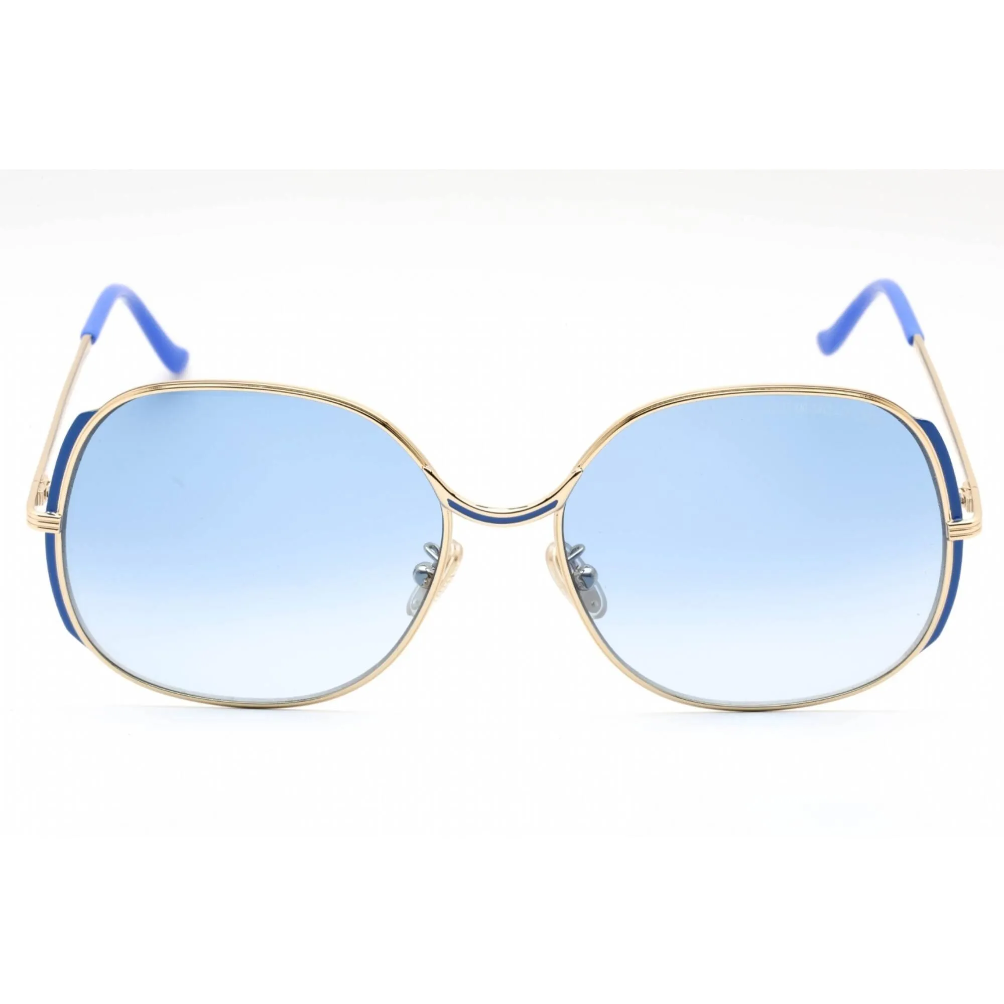 Cutler and Gross Women's Sunglasses - Full Rim Blue Metal Round Frame | CG1331S 003