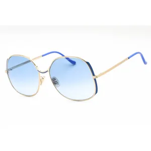 Cutler and Gross Women's Sunglasses - Full Rim Blue Metal Round Frame | CG1331S 003