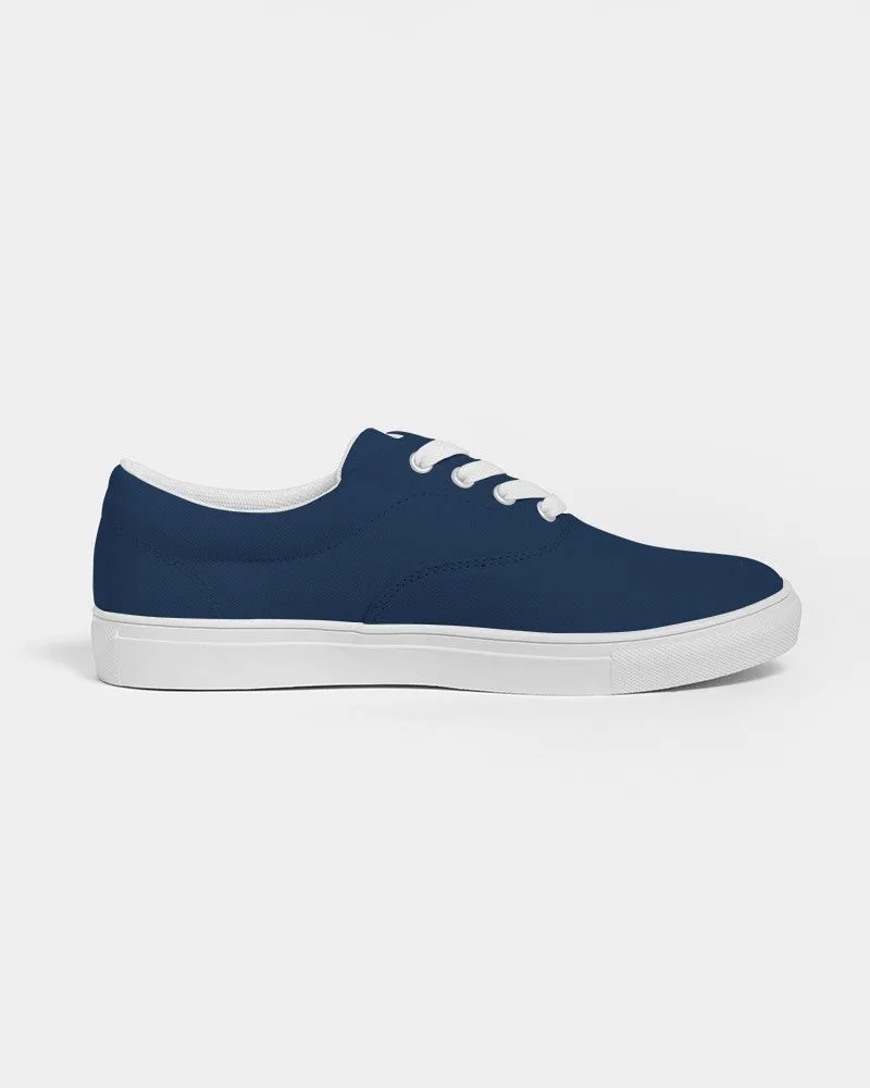 Dark Blue Women's Canvas Sneakers | Women's | Dark Pure Blue | C100M50Y0K80