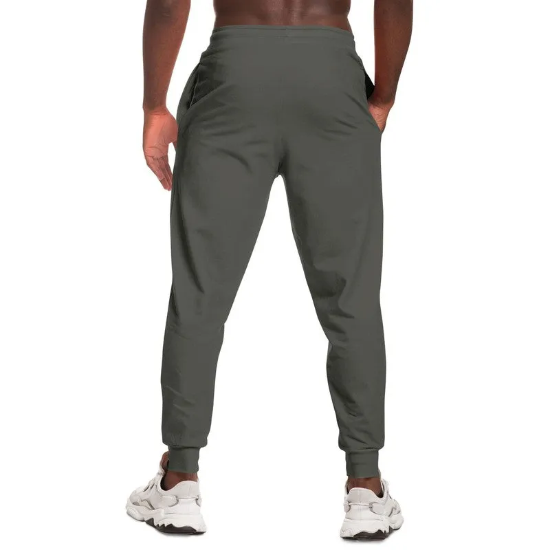 Dark Yellow Gray Joggers | Unisex | with PLUS sizes | Dark Pale Yellow Gray | C0M0Y10K80