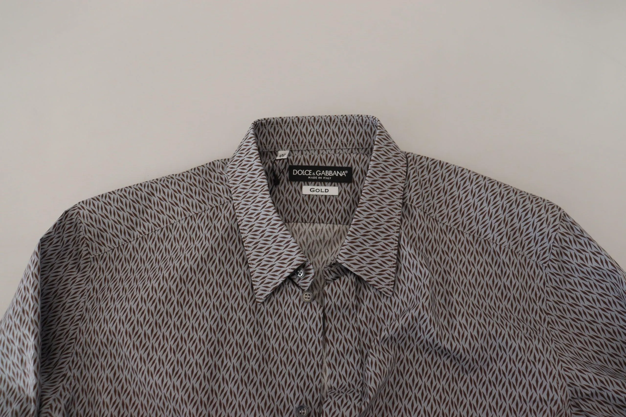 Dolce & Gabbana Elegant Slim Fit Formal Cotton Shirt